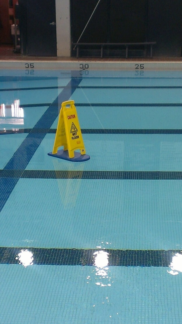 wet floor